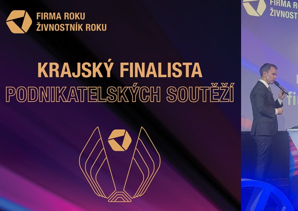 Jsme mezi finalisty soutěže Firma roku Olomouckého kraje 2025